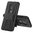 Dual Layer Rugged Tough Case & Stand for Motorola Moto G7 / G7 Plus - Black